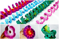 Crochet pattern - 4 decorative wind chimes set
