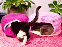 Crochet pattern - cat or dog cave