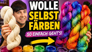 Wolle selbst färben – Schritt für Schritt mit Jacquard Acid Dye