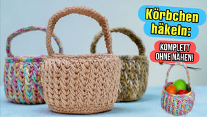 Häkelanleitung: Das perfekte Osterkörbchen (das auch als Utensilo glänzt!) 🧶