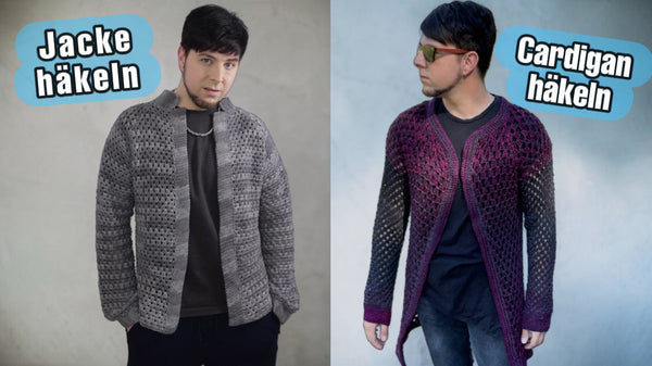 Einfacher Granny Cardigan 2-in-1: Cardigan oder Jacke häkeln