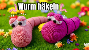 Kostenlose Häkelanleitung: Wurm häkeln