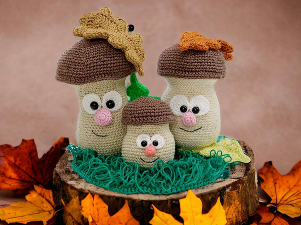 Pilze häkeln 🍄! Nicht nur essen – Hol dir den Herbst nach Hause!