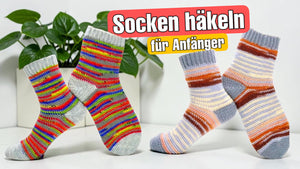 Häkelanleitung: Socke häkeln | jede Größe | Anfänger