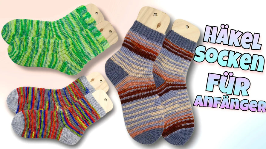 Häkelanleitung: Socke häkeln | jede Größe | Anfänger