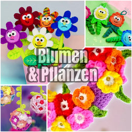Blumen & Pflanzen – Häkelanleitungen