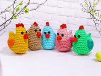 Crochet pattern - Cute crochet chicken ''Baby Chickon''