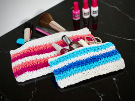 Häkelanleitung - Beautytasche mit Zipper