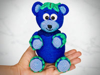 Crochet pattern - Sweet Blue Bear