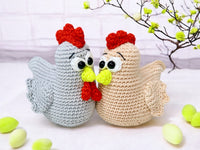 Crochet pattern - Chicken family Chickon