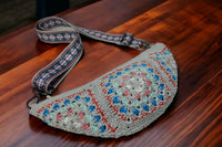 Häkelanleitung - Pfau Crossbag | Umhängetasche | Gürteltasche