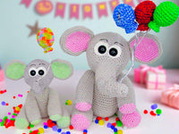 Crochet pattern - Eli the elephant DE|NL