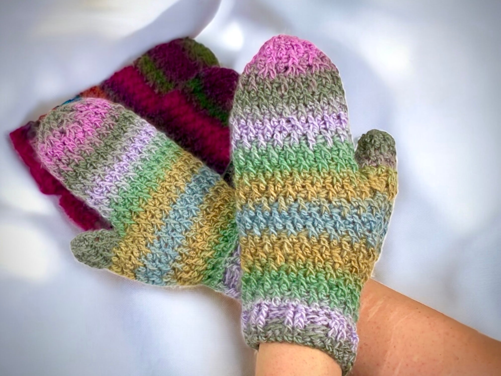 Häkelanleitung - Handschuhe