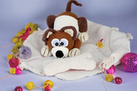 Crochet pattern - Fluffy puppies