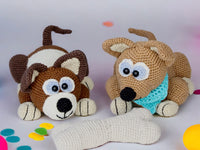 Crochet pattern - Fluffy puppies