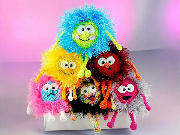 Häkelanleitung - Die Flauschis