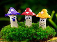 Crochet pattern - Funny toadstools