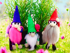 Häkelanleitung - Flauschige Zauber- oder Gartenwichtel