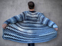 Häkelanleitung - Einfacher unisex Granny Cardigan