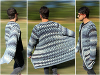 Häkelanleitung - Einfacher unisex Granny Cardigan