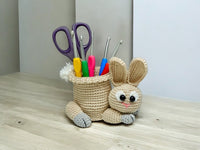 Crochet pattern - Bunny pen/needle holder