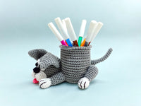 Crochet pattern - Dog pen/needle holder