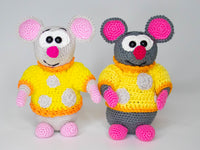Crochet pattern - Freddy Cheese Mouse
