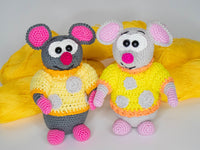 Crochet pattern - Freddy Cheese Mouse