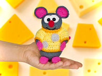 Crochet pattern - Freddy Cheese Mouse