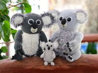 Crochet Pattern - Koala Bear Family