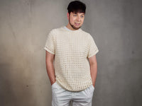 Häkelanleitung – Luftiger oversize Netzpullover 2 in 1 lang und kurz  ,,Heel" unisex