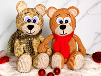 Crochet pattern - Cute cuddly bears
