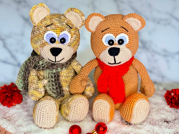 Häkelanleitung - Süße Kuschelbären