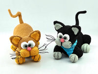 Crochet pattern - fluffy kitties