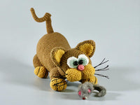 Crochet pattern - fluffy kitties