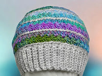 Häkelanleitung - Mütze Sternenglanz / alle Größen