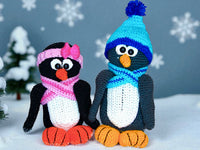 Crochet pattern - The cute penguin family