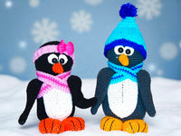 Crochet pattern - The cute penguin family