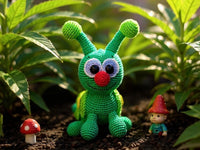 Crochet pattern - Raupi - the fluffy caterpillar