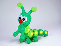 Crochet pattern - Raupi - the fluffy caterpillar