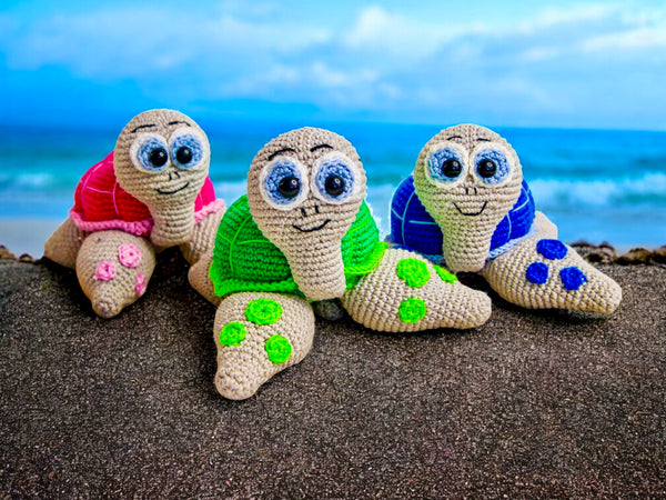 Häkelanleitung - Schildi die Wasserschildkröte