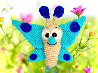 Crochet pattern - Funny Butterfly Trio