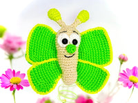 Crochet pattern - Funny Butterfly Trio