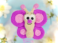Crochet pattern - Funny Butterfly Trio