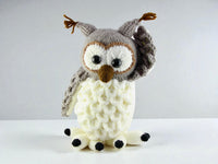 Crochet pattern - fluffy snowy owl Hedwig