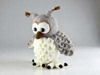 Crochet pattern - fluffy snowy owl Hedwig