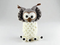 Crochet pattern - fluffy snowy owl Hedwig
