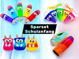 Crochet pattern - Back to school savings set