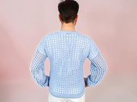 Häkelanleitung – Luftiger oversize Netzpullover ,,Heel" unisex