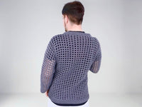 Häkelanleitung – Luftiger oversize Netzpullover ,,Heel" unisex